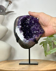 Natural Uruguayan Amethyst Geode on Stand - MWS3097