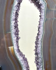 Natural Large Agate & Amethyst Crystal Portal - MWS2121