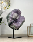 Natural Amethyst Crystal Cluster with Beautiful Calcite Crystal Formation - MWS2349