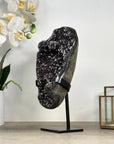 Large Amethyst Cluster with Beautiful Calcite Inclusions - MWS2356