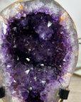 Natural Top Quality Amethyst Geode on Metal Stand - MWS3021