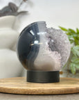 Huge Quartz & Agate Sphere Geode - SPH0192