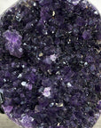 Natural Uruguayan Amethyst Geode with Deep Purple Crystals - MWS2587