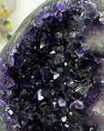 XXL Natural Amethyst Centerpiece - Deep Purple Crystals - Stand Included - MWS2599
