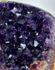 AAA Grade Natural Amethyst Cluster with Metal Stand - MWS1935