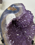Natural Amethyst Stone with Agate Shell from Uruguay - MWS3346