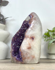 Natural Uruguayan Amethyst Crystal Cluster with XXL Deep Purple Crystals - CBP1404