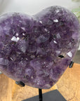 Uruguayan Amethyst Stone Heart Crystal - HST0352