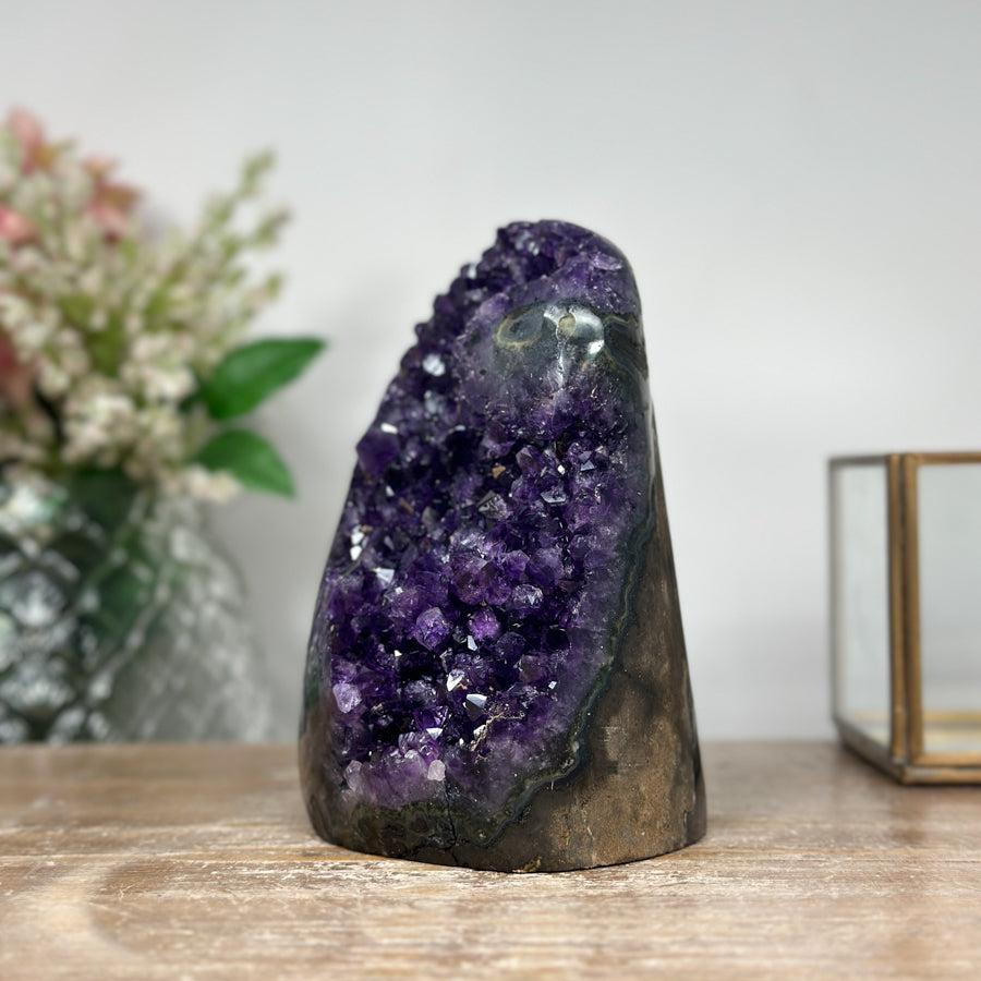 Beautiful Geniune Natural Amethyst Cathedral Stone - CBP0813