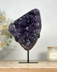 Natural Amethyst Crystal Cluster with Large & Shinny Crystals - MWS2067