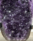 Stunning Amethyst Large Geode, Metal Stand Included - MWS2076