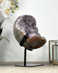 Unique Natural Sugar Amethyst Crystal Geode - MWS2178