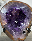 Natural Amethyst Geode with Agate Shell - MWS2431