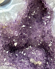 XXL Blue Agate & Amethyst Geode Free Form Statement Piece from Uruguay - CBP1440
