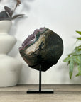 Unique Natural Amethyst & Calcite Crystal Specimen - MWS3215