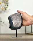 Natural Uruguayan Agate Geode with Druzy Interior - MWS3017