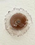 Genuine Amethyst, Quartz & Green Jasper Stalactite Slices Flat - Perfect for Crafting Unique Jewelry - STS0049