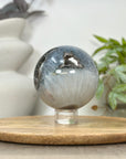 Natural Green Quartz Druzy Sphere Geode - SPH0185