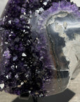 Deep Purple Amethyst and Agate Crystal Cluster Stalactite Formation - MWS2624