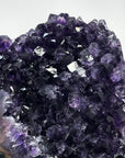 Natural Deep Purple Amethyst with Agate Shell - MWS1368