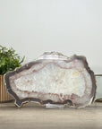 Polished Quartz Stone Slice for Home Decor - SLC0013
