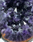 Exquisite Natural Deep Purple Amethyst Geode - MWS1443