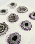 High-Quality Amethyst, Agate & Quartz Stalactite Slices for Jewelers - Wholesale Bulk Pack - STS0050