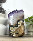 Uruguayan Amethyst & Agate Polished Statement Piece - CBP1403
