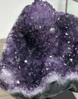 Amethyst Crystal Cluster on Stand – Stalactite Mineral Specimen for Collector Display - MWS2686