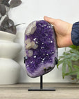 Natural uruguayan Amethyst Crystal with Calcite Formations - MWS3318