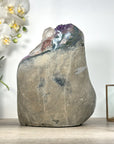 LArge Amethyst Stone with Stalctites & Calcite Formation - CBP1224