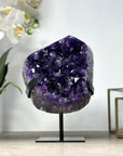 Deep Purple Natural Amethyst Crystal Cluster - MWS2180