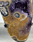 Natural Agate & Amethyst Geode with Stunning Eyes Formations - MWS2354