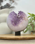 Huge Amethyst & Agate Sphere Geode from Uruguay - SPH0165