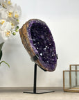 Natural Amethyst Geode with Deep Purple Crystals