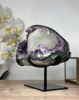Amethyst Geode with Calcite Specimen - MWS1790
