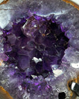 Natural Amethyst Geode with Agate Shell - MWS2431