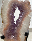Beautiful Amethyst & Quartz Stone Portal with handmade Stand - MWS1945