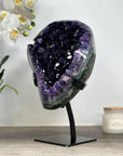 Top Grade Natural Amethyst Geode with Unique large Deep Purple Crystals - MWS1743