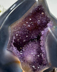 Stunning Large Agate & Amethyst Stone Flame Carving - FST0127