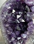 Amethyst Geode with Green Jasper Shell - MWS2211