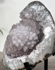 Amethyst Geode with Sugar Sparkling Crystals - MWS2691