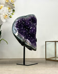 Uruguayan Amethyst Geode with Green Jasper Shell - MWS2466