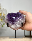 Uruguayan Amethyst Stone Heart Carving - HST0256