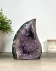 Amethyst & Agate Stone Flame Carving - FST0163