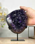A+ Grade Natural Amethyst with Agate Shell - MWS1966