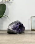 Amethyst Stone Geode with Large Deep Purple Crystal Formation - STGE0015