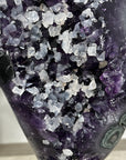 Unique Top Quality Amethyst Specimen full of Calcite Crystals inclusions - MWS1853