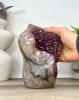 Natural Agate & Quartz Stone Art Crystal - CBP1393