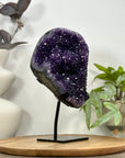 Uruguayan Amethyst Specimen on Stand - Perfect for Home or Office Decor - MWS3113